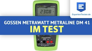 HandMultimeter Review METRALINE DM 41 von Gossen Metrawatt im Test 2021 [upl. by Franci]