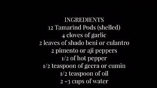 Trinidad Tamarind saucechutney [upl. by Sigvard512]