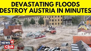 Austria Shuts Down River Danube For Shipping As Deadly Floods Spread  Austria Floods  G18V [upl. by Hamlin]