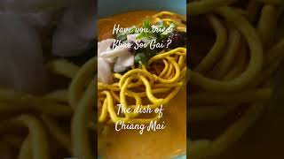 Khao soi Gai the food of chiang mai thaifoodie chiangmai railaybeach travelfoodie [upl. by Ashton]