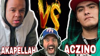 Akapellah VS ACZINO  REACCION HONESTA [upl. by Kettie]