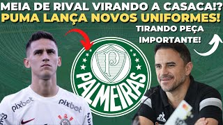 MEIA DO CORINTHIANS CHEGANDO NO PALMEIRAS NOVOS UNIFORMES REVELADOS CBF ATRAPALHANDO VERDÃƒO E [upl. by Leora374]