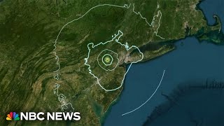 48 Magnitude earthquake centered in New Jersey rattles the East Coast [upl. by Suravat272]