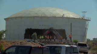 EMT Tank Demolition Timelapse  September 2024 [upl. by Nyvek]