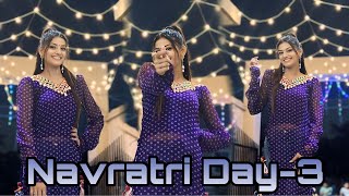 Navratri Day3 Nagin DanceNavratri 2024Navratri Ka Tisra Din ❤️ [upl. by Eenrahc]