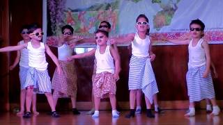 Kids Lungi Dance Melbourne Bihu 2016 [upl. by Hebe]