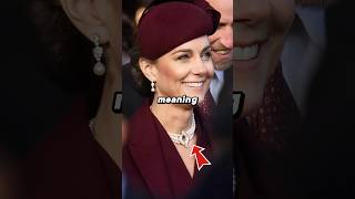 Deeper Meaning Behind Catherine’s RarelySeen Pearl Jewelry During Qatar’s Visit shorts kate [upl. by Goode]