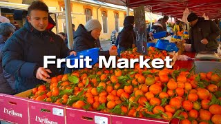 Fruit Market in Annecy  Fruit Market in Annecy France [upl. by Leummas]