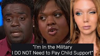 Wife Sues Separated Husband for Child Support Husband Claims Military Service Exempts Him [upl. by Keever]