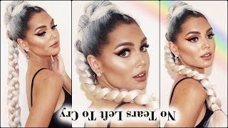 Ariana Grande Makeup amp Hair Tutorial 2018  No Tears Left To Cry [upl. by Atisusej]