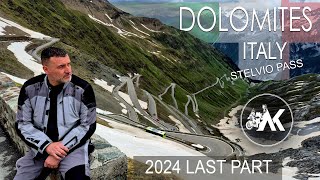 DOLOMITES  ITALY EXPEDITION  MOTORCYCLE TOUR  LAST PART  JUNE 2024 [upl. by Bathsheba]