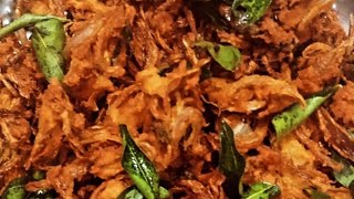 Onion Pakoda recipe in tamil vasukip5757 [upl. by Ynnaffit]