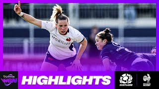 HIGHLIGHTS  SCOTLAND V FRANCE  2024 GUINNESS WOMENS SIX NATIONS RUGBY [upl. by Mallis840]