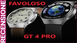 NFC glicemia Smart Watch GT4 Pro clone Huawei gt4 pro schermo hd Bluetooth chiamata bussola [upl. by Goldshlag]