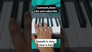 Nokia ringtone music slowed play it with Celesta piano pianototurial pianocover shorts [upl. by Ainelec]