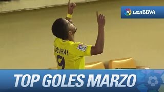 Top 10 goles del mes de marzo 2014  2015 [upl. by Stoffel]