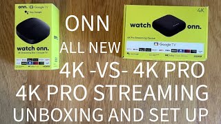 ONN 4K PRO STREAMING UNBOXING AND SET UP [upl. by Solakcin]