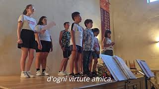 INNO DELLA VALLE DI SOLE  quotIl coro dei bambini e dei ragazzi di Terzolasquot [upl. by Lorien]