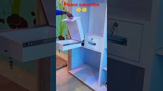 hidden cabinet lock  youtubeshorts interiordesign viral [upl. by Aseuqram617]