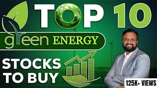 Top 10 Green Energy⛽️ Stocks to Focus [upl. by Kirshbaum]