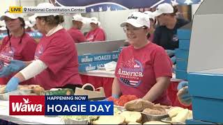 25K hoagies made for Wawa Hoagie Day [upl. by Afaw]