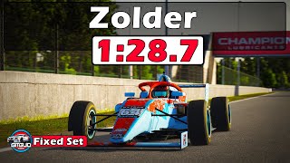 iRacing F4 Zolder Track Guide  1287 [upl. by Ahsiele]