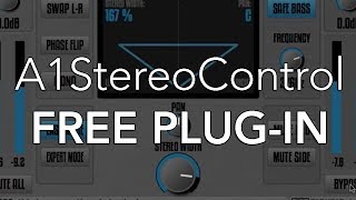 A1StereoControl  FREE PLUGIN WEEKLY [upl. by Sumner198]