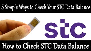 How to Check STC Internet Balance  STC Internet Balance Check Code  STC Data Balance Check Code [upl. by Peisch980]