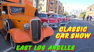 Classic Car Show in East Los Angeles Boyle Heights October 2024 [upl. by Healion]