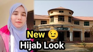 New Hijab Look ❤️  Library Form Preparation 📖 [upl. by Cerallua578]