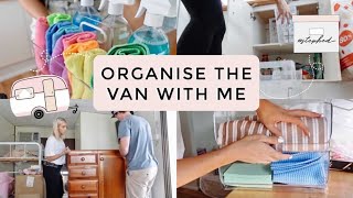 ORGANISE WITH ME Organising amp Decorating our Van KMART HAUL Steph Pase [upl. by Schargel]