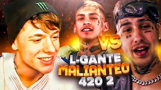 ARRANCÓ LA TIRADERA 💥 REACCIÓN LGante X DTBilardo  MALIANTEO 420 Volumen 2 [upl. by Petra]