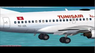 Tunisair landing at Djerba [upl. by Adiene]