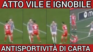 Atto vile e ignobile di Gagliardini su Rabiot [upl. by Yrallih]