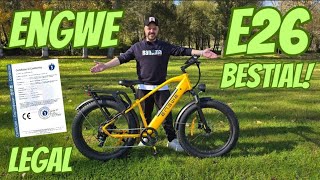 ENGWE E26 una EBIKE LEGAL en la UE RANKMA🔥 [upl. by Afatsuom551]