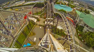 Fujiyama  quotThe King of Roller Coastersquot Front Seat POV  FujiQ Highland Japan [upl. by Macri]