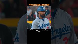 A sunflower seedeating fan at a home run Teoscar Hernandez mlb mlbtheshow losangelesdodgers [upl. by Negam]