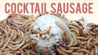 10000 Mealworms Vs Cocktail Sausage [upl. by Nosremaj]