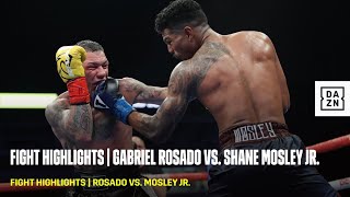 FIGHT HIGHLIGHTS  Gabriel Rosado vs Shane Mosley Jr [upl. by Erolyat929]