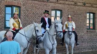 Schützenfest Allrath 2023 Blumen und Fahnenparade [upl. by Enieledam219]