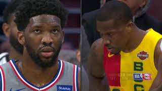 Eric Bledsoe Gets EJECTED After Throwing The Ball At Joel Embiid  Bucks vs 76ers  April 4 2019 [upl. by Cannice446]