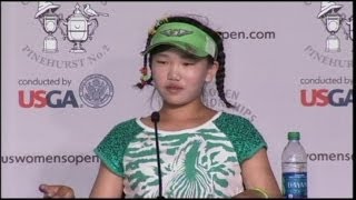 11YearOld Golf Prodigy Just Wants to Have Fun and Learn [upl. by Ellevehs]