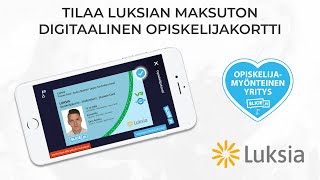 Luksian digitaalinen opiskelijakortti [upl. by Brena92]