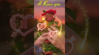 H Love m Letter Status❤️ New Trending Name art Video❤️ Whatsapp status [upl. by Grethel550]