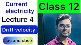 Drift velocity Current electricity class 12 JAC and CBSE Board [upl. by Sergius]