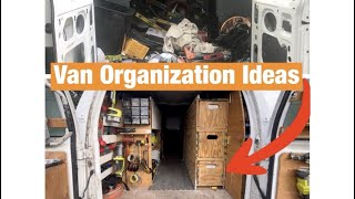 Work Van Organization Ideas  Guide for Designing Your Setup [upl. by Karen]