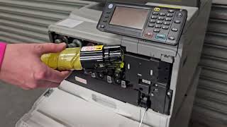 Replacing Toner Ricoh MP C305 [upl. by Lemcke]