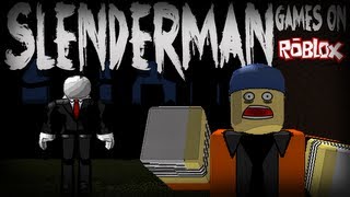 The Slender Games  Roblox Game Commentary Slenderman Games On Roblox [upl. by Filia11]