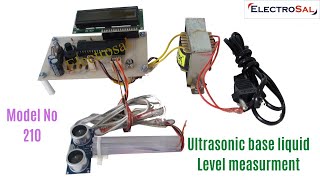 ULTRASONIC BASE LIQUID LEVEL MEASURMENT Engineering  electrical  electronic  diploma  project [upl. by Hnad]