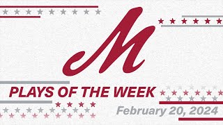 Muhlenberg College Plays of the Week February 20 2024 [upl. by Chaffee646]